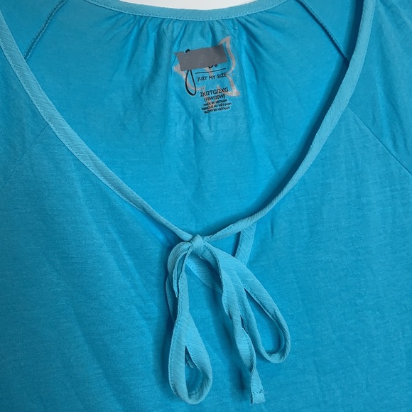 NWOT JMS Just My Size Top 2X 3X 4X PLUS SIZE - Picture 2 of 6